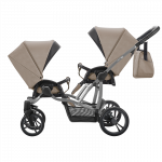 Kočík pre dvojičky Bebetto 42 GRAPHITE - col.01